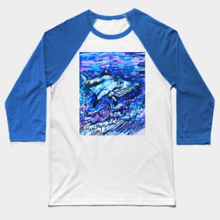 Shark Week Under The Sea Baseball T-Shirt